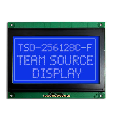 Модуль экранного дисплея LCD изготовленного на заказ графика УДАРА 256x128 FSTN Transmissive положительного Monochrome