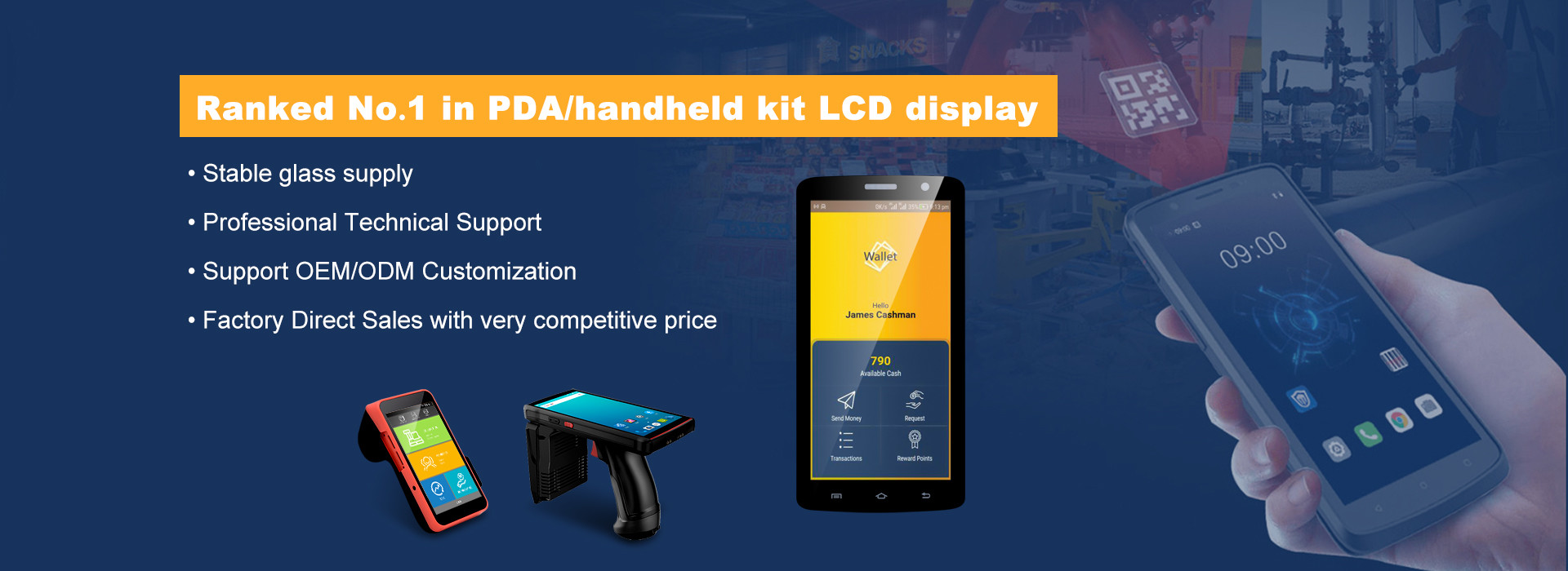 качество Дисплей TFT LCD фабрика