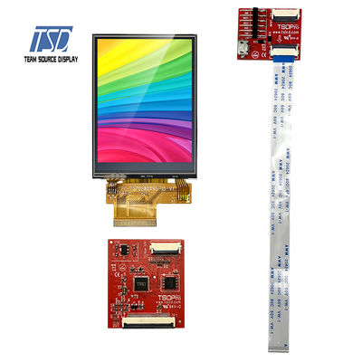 Модуль 240x320 300nits дюйма QVGA Transmissive TN UART LCD полотняных товаров 2,8