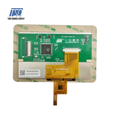 Разрешение дюйма 480x272 панели 4,3 интерфейса 600nits TFT LCD TSD MCU
