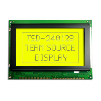 графика УДАРА 240X128 STN модуль экранного дисплея LCD желтого голубого положительного Monochrome