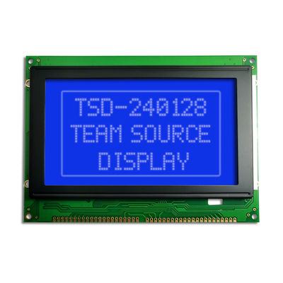 графика УДАРА 240X128 STN модуль экранного дисплея LCD желтого голубого положительного Monochrome